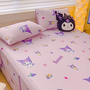 Yalu Комплект постельного белья из 3 предметов (простыня 120х230 см, 2 наволочки), 100% хлопок, цвет Fried Egg