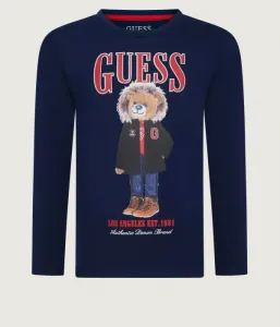 Лонгслив regular fit Guess, темно-синий