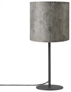 Лампа настольная Paco Home Luca Pillar, черный