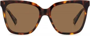 Солнцезащитные очки POLAROID PLD 4155/S/X 086 HAVANA 55/17/145 для женщин, Havana Brown