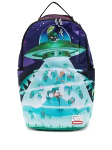 Рюкзак с принтом космического корабля sprayground kid, синий