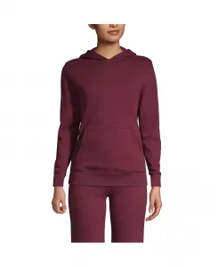 Мужской худи с капюшоном Lands' End, красный