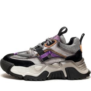 Высокие износостойкие легкие противоскользящие массивные кроссовки женские MATA, зеленые