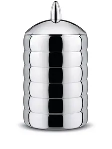 Сахарница Kalistò 2 cylinder jar Alessi, серебряный