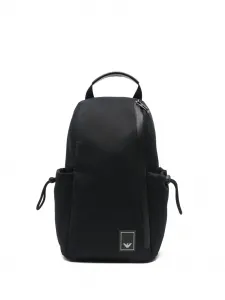 Рюкзак с нашивкой-логотипом Emporio Armani, синий