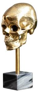 Декоративная скульптура Riess-Ambiente SKULL цвет goldgrau
