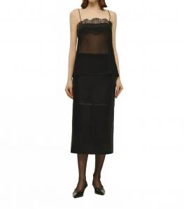 Женская майка из кружева Remy черного цвета Elodie, черный