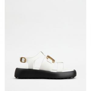 Кожаные сандалии Kate TOD's, белый