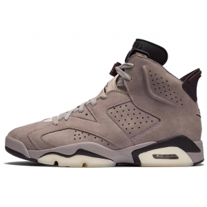Jordan Мужские высокие баскетбольные кроссовки A Ma Maniére x Air 6, дымчато-фиолетовый цвет