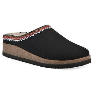 Женские клоги с искусственным мехом White Mountain, Black Fabric