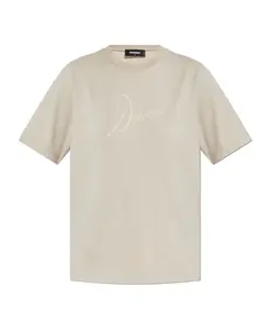Футболка с логотипом Dsquared2, бежевый