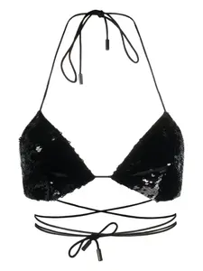 Бюстгальтер Jade с пайетками Nuè, черный