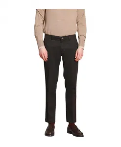 Брюки чинос из эластичной габардины коричневого цвета Mason'S, коричневый