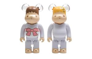 Набор фигурок Little Twin Stars Kiki & Lala в винтажной цветовой гамме, 2 штуки, модные BE@RBRICK