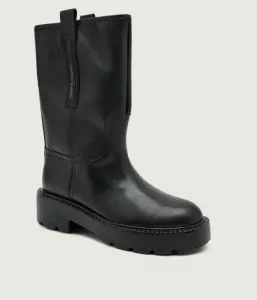 Кожаные ботильоны Tommy Jeans, черный