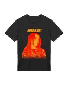 Рубашка F4NT4STIC Billie Eilish Portrait, черный