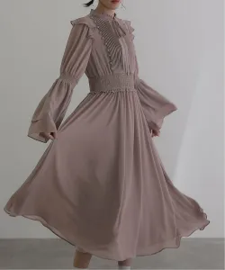 Платье со складками, свадебное платье, вечернее платье, платье для приглашения, платье для особого случая, платье для встречи выпускников Pourvous, цвет Mocha