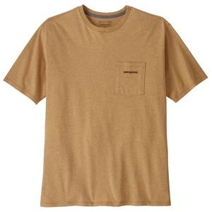 Футболка с логотипом и карманом для досок с короткими рукавами, ответственная за безопасность Patagonia, золотой