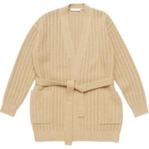 MaxMara Кардиган женский V-образного выреза умеренной длины цвета хаки