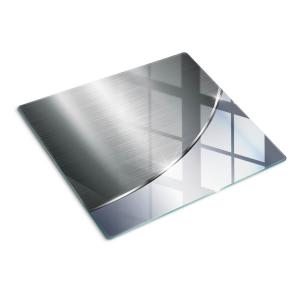 Тарелка 60x52 см, текстура TULUP, серебристый