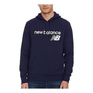 Толстовка классическая флисовая толстовка с капюшоном New Balance, синий