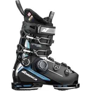 Speedmachine 3 95 W BOA Женские горнолыжные ботинки Nordica, Black/Light Blue/White