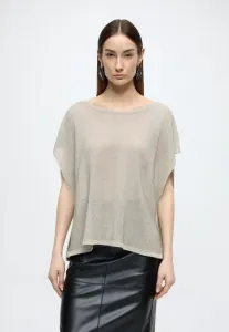 Пончо-Накидка из люрекса Tom Tailor, Sand Stone Beige