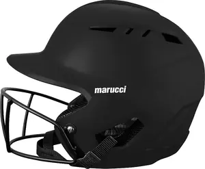 Женский шлем для софтбола Marucci Duravent с лицевой маской — L и XL, черный