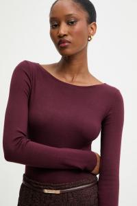 Лонгслив Answear.LAB, бордовый