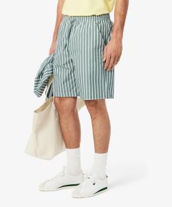 Полосатые шорты из смеси лиоцелла