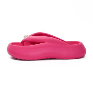 OUBT Женские Odor Resistant Abrasion Resistant Slip Resistant сланцы Rose Red