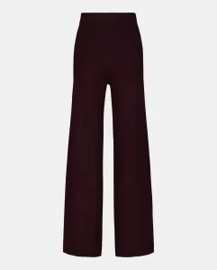 Женские трикотажные брюки с широкими штанинами Easy Wear, бордовый