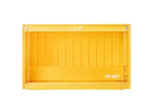 POP MART MINI Container Figure Display Case, Yellow Model Accessories