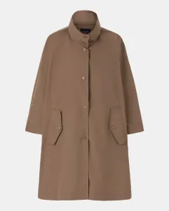 Женская короткая гладкая дождевик Woman El Corte Inglés, цвет Visón oscuro