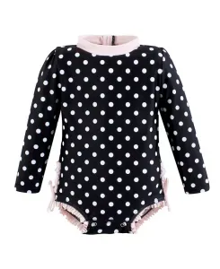 Детский купальный костюм для девочек Hudson Rashguard, Sunset Stripe, 6-9 месяцев Hudson Baby, розовый