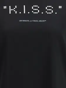 Футболка с принтом-слоганом Off-White, черный