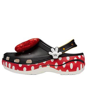 Кроссовки x minnie mouse classic platform clogs 'black red white' Crocs, черный