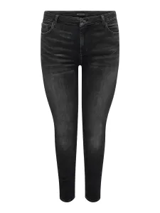 Джинсы скинни ONLY CARMAKOMA "CARWILLY REG SKINNY DNM CRO224 NOOS", черный