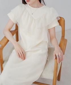 Асимметричное платье с оборками (доступны размеры для невысоких девушек)