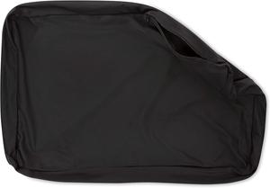 PILLOWY Чехол Pillowy для премиальной подушки с микрошариками, Medium Extra Smooth — невероятно комфортный сон с шелковистым антивозрастным покрытием, 85% спандекс/15% нейлон, дышащий, охлаждающий, матовый черный