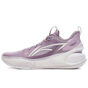 Кроссовки Li-Ning Yushuai 17 Low, сиреневый/белый