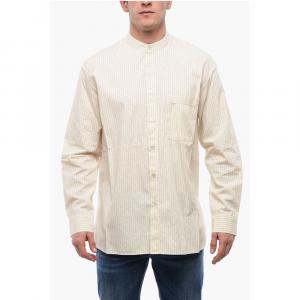 Рубашка в полоску из хлопкового поплина TEKLA Birkenstock, Beige