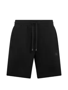 Флисовые шорты с нашивкой-логотипом Plein Sport, черный