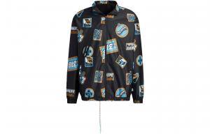 Adidas Neo Винтажная черная синяя унисекс куртка, Black Vintage Blue