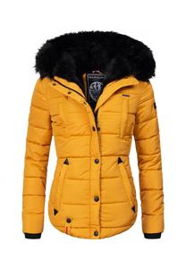 Стеганая куртка цветок лотоса MARIKOO, желтый