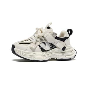 Нескользящие, легкие, амортизирующие, низкие детские кроссовки для бега TATA, черный