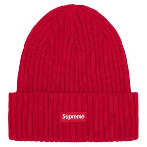 Supreme Широкая вязаная шапка, Red