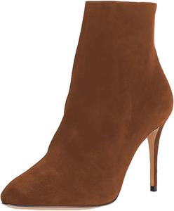 Женские модные ботильоны FSJ на высоком тонком каблуке, заостренный носок, стойка-кубита, боковая молния, размеры США 4-15, Sienna