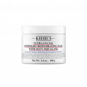 Маска для лица ultra facial overnight rehydrating mask with 10,5% squalane Kiehls, объем 100 мл