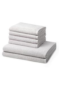 Полотенце для ванной Ross 4 X 2 X Duschtuch im Set Vita, серебряный